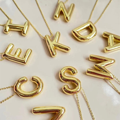 BubbleBling™: Bubble Letter Necklace