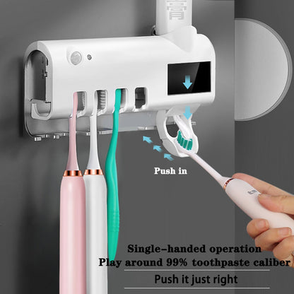 GlowClean™: Sterilizing Toothbrush Holder